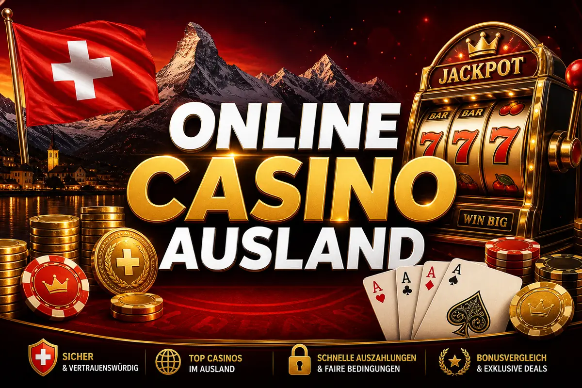 Online Casino Ausland – seriöse Anbieter für Schweizer Spieler 2026
